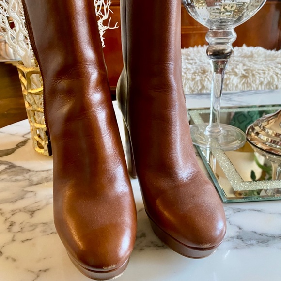 Boots Michael Kors Leather Brown - Picture 4 of 9